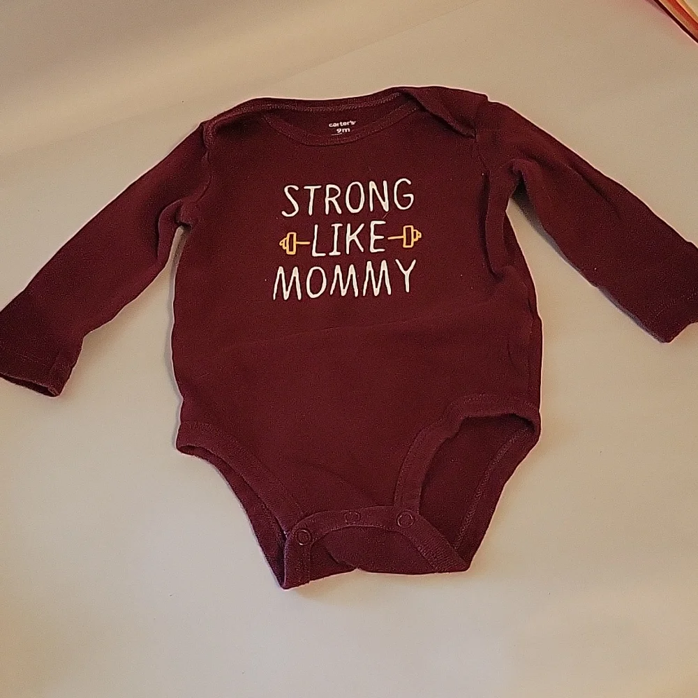 Carter's Strong Like Mommy Long Sleeve Onesie